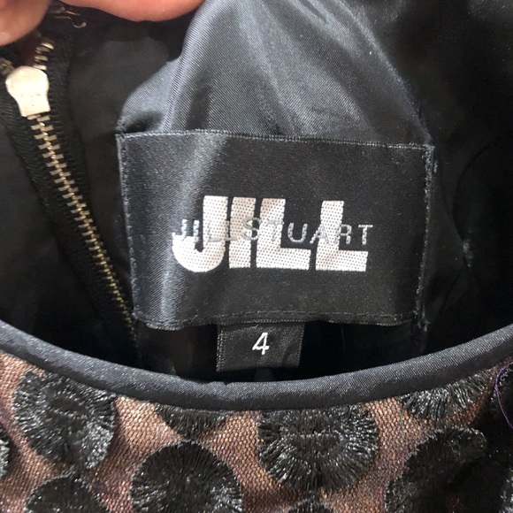 Jill Stuart black/gold cocktail dress. Sz 4 - Picture 7 of 16